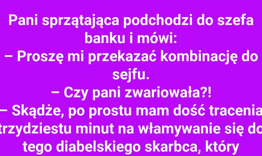 Zaskakująca prośba