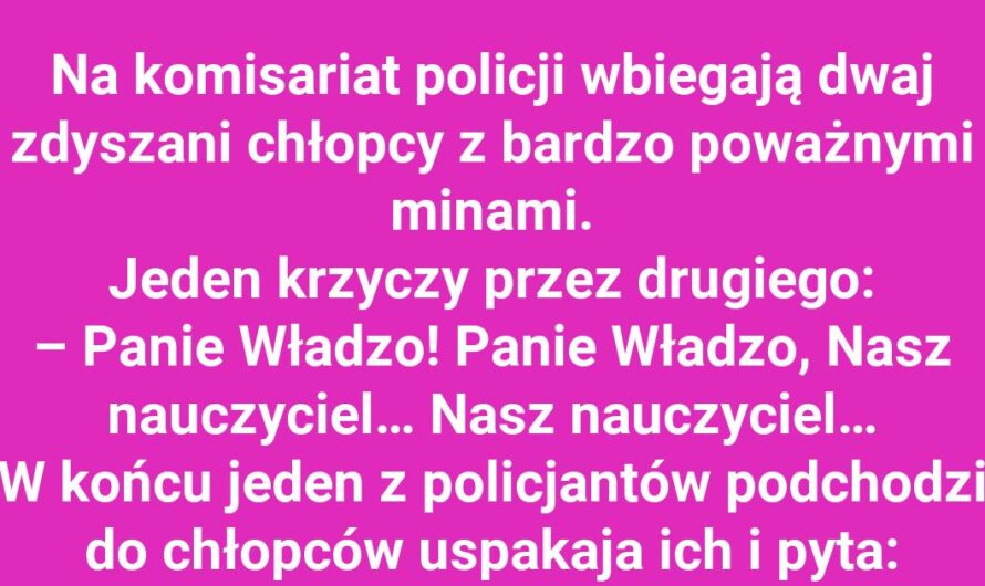 Chłopcy na komisariacie