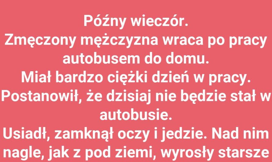 Starsze panie kontra zmęczony pasażer