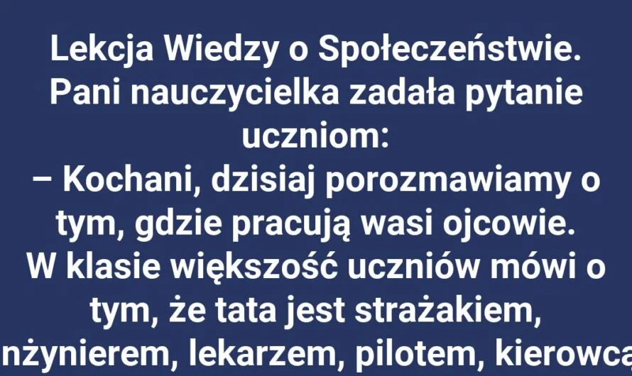 Tajemnicza praca taty Jasia