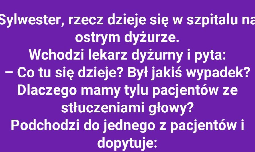 Sylwester na ostrym dyżurze