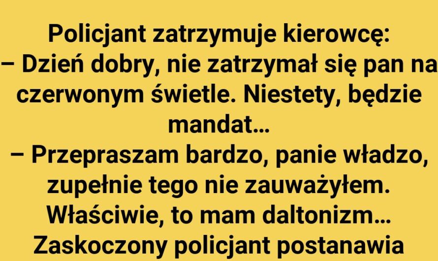 Zaskakująca wymówka