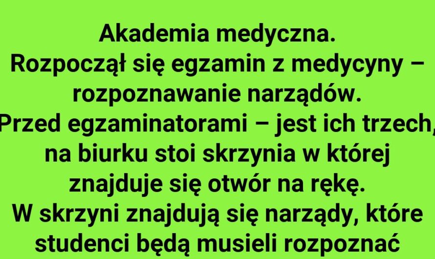 Medyczna zagadka w tajemniczej skrzynce