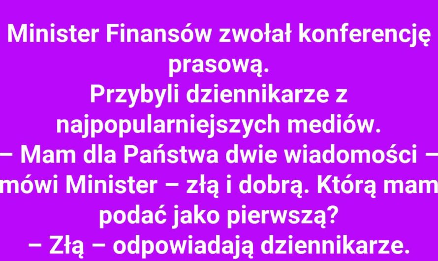 Najpierw radość, potem szok