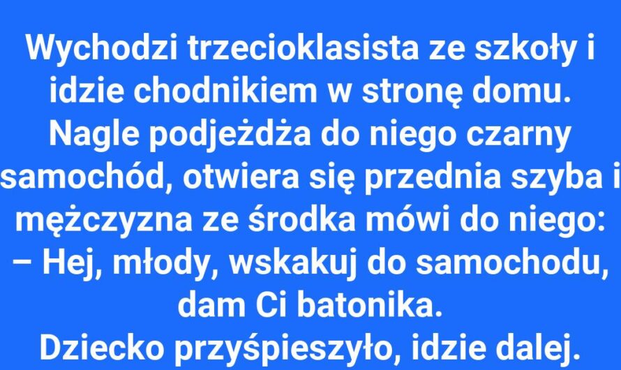 Trzecioklasista, który nie dał się przekupić