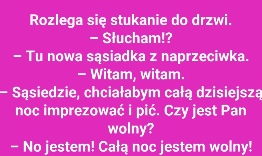 Gdy sąsiadka ma propozycję