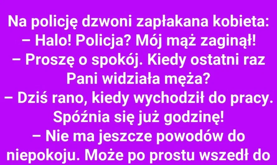 Zaginięcie męża