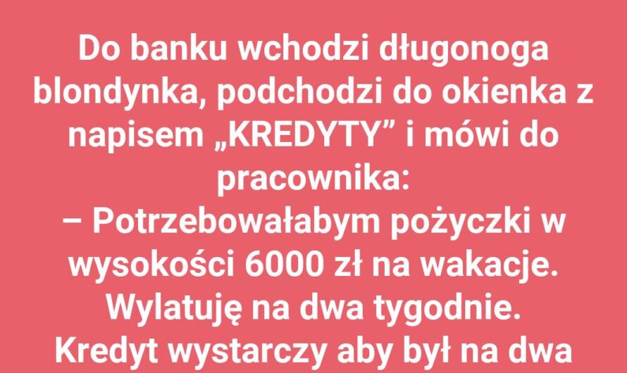 Bank zdziwiony sprytem klientki