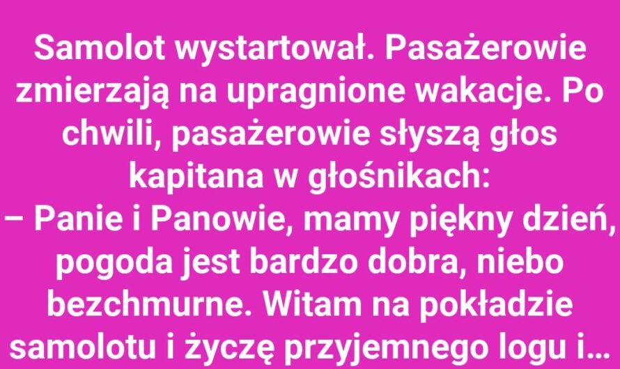 Przelot z „niespodzianką” – reakcje na pokładzie