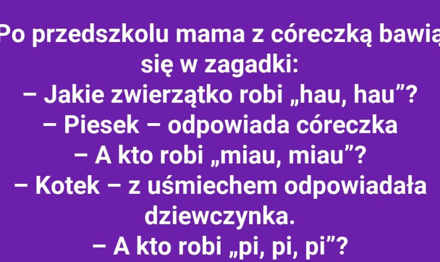 Hau, miau, pi – tata vs. mama w zabawie