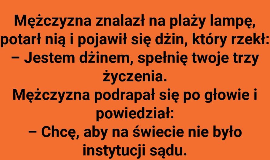 Mężczyzna kontra dżin