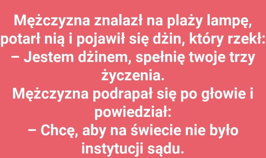 Dżin i sprytna pułapka