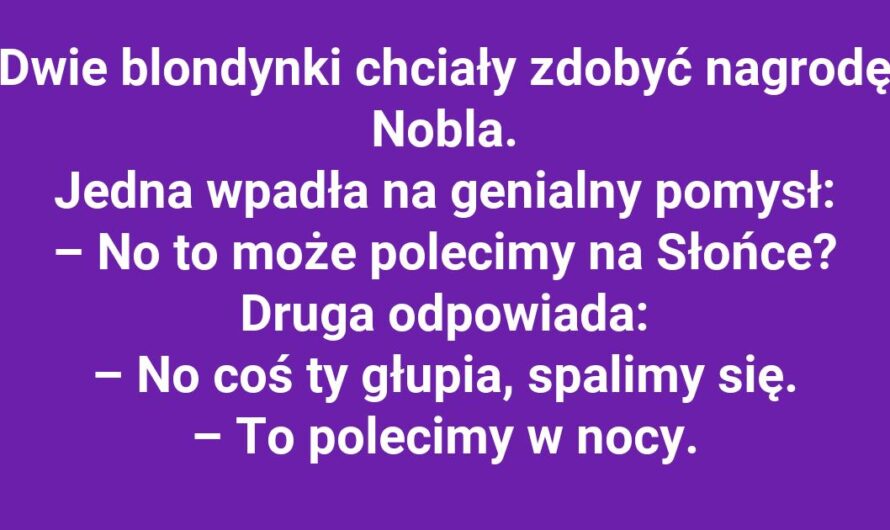 Pomysł na nagrodę Nobla