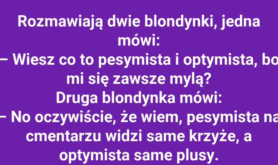 Pesymista i optymista na cmentarzu