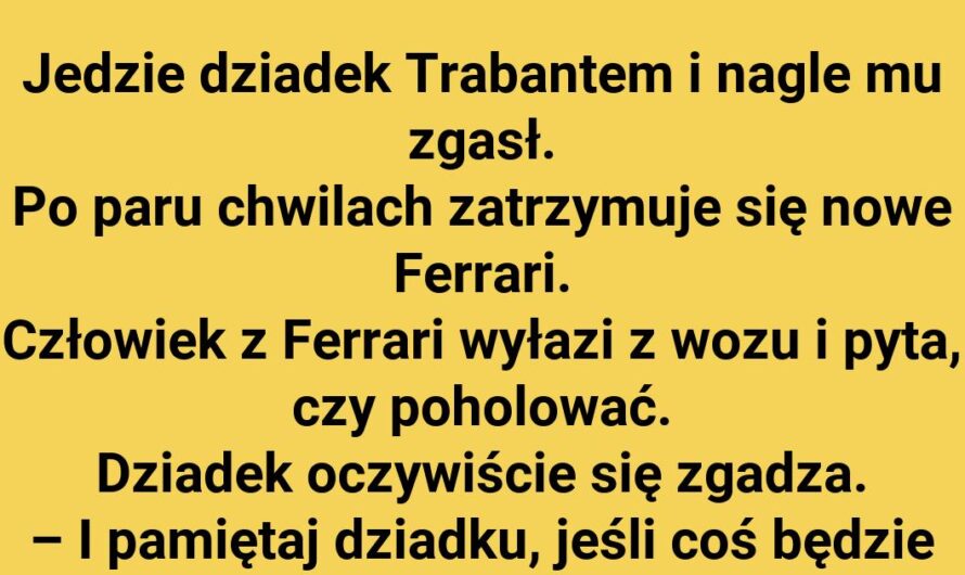 Dziadek w Trabancie podbija ulice!