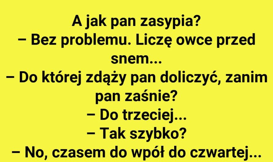 Najlepszy sposób na bezsenność