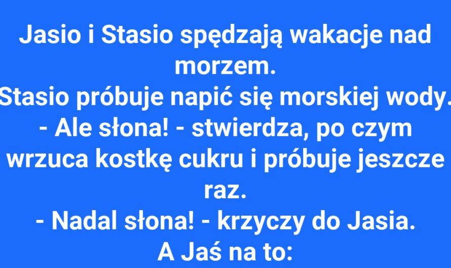 Dlaczego woda jest słona?