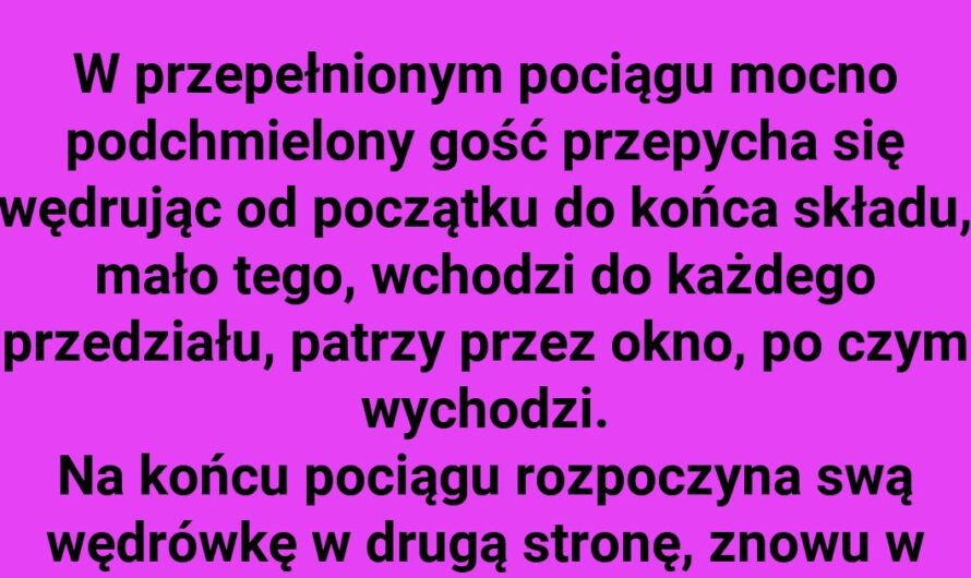 Dlaczego ten pasażer ciągle się kręci?