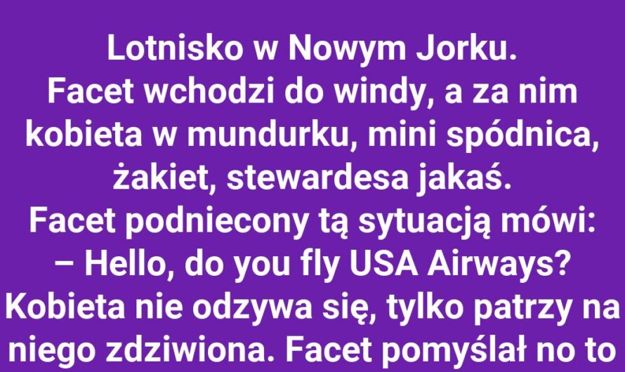 Jak facet odkrył linię lotniczą?