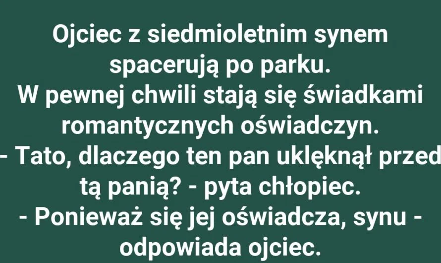 Jak dzieci widzą romantyczne chwile?