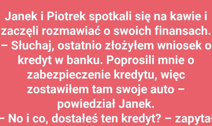 Pracownik banku w nietypowej sytuacji